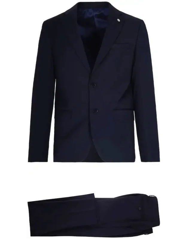 Single-breasted Stretch Viscose Suit