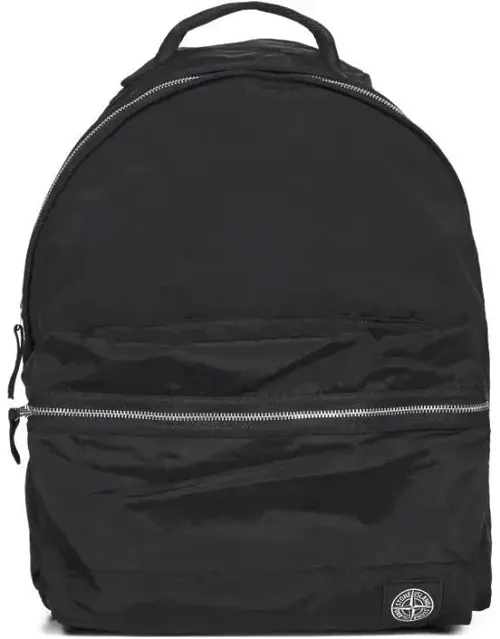 Coated Nylon Metal In Econyl Regenerated Nylon Backpack Bag