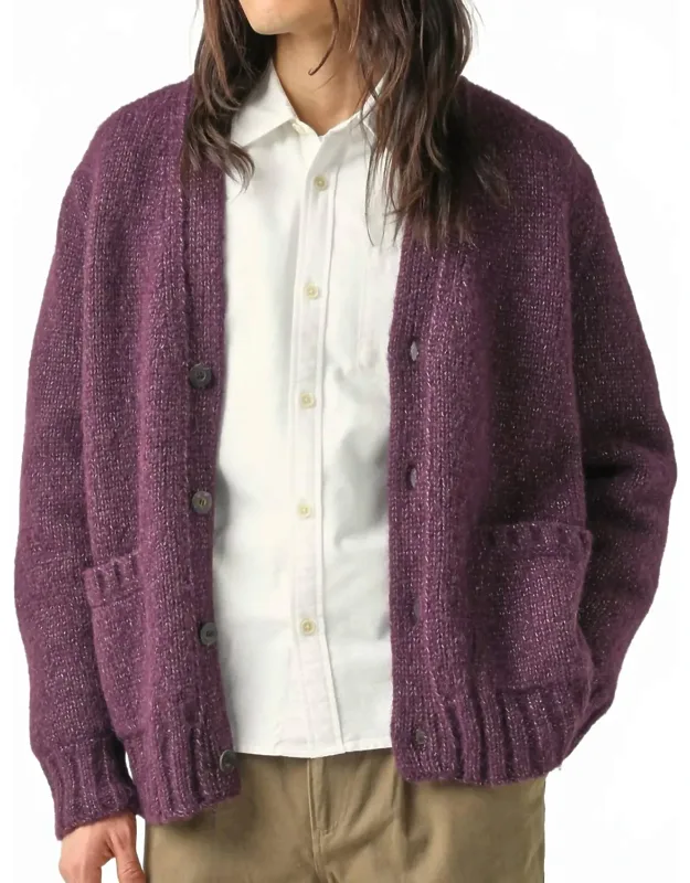 Alpaca Lurex Cardigan