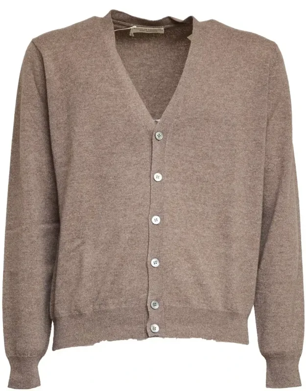 Cashmere-wool Blend Cardigan