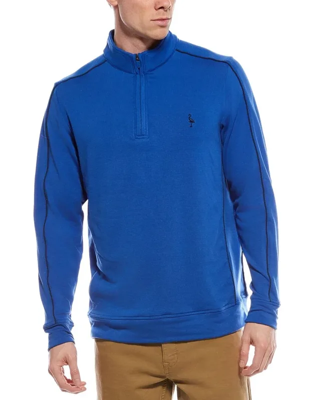 Textured Knit Performance 1/4-zip Pullover