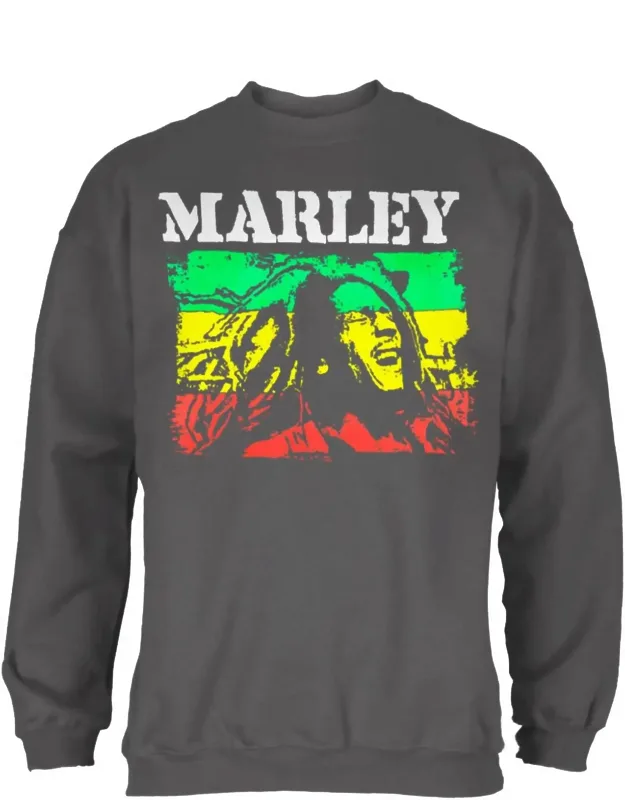 Rasta Stripe Crewneck Sweatshirt