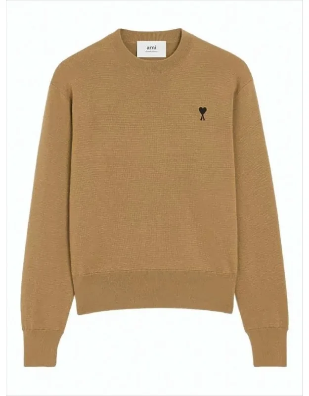 Wool Sweater With Ribbed Details