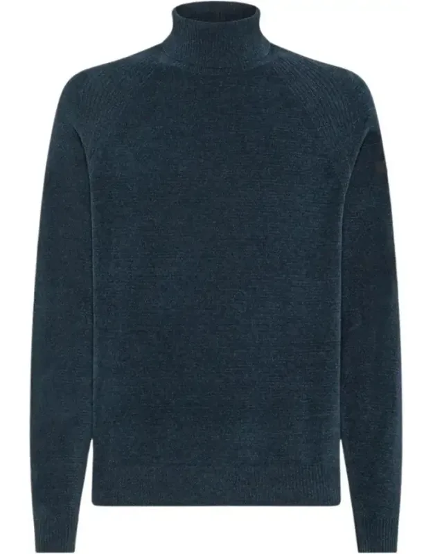 High Neck Knitwear With Long Sleeves