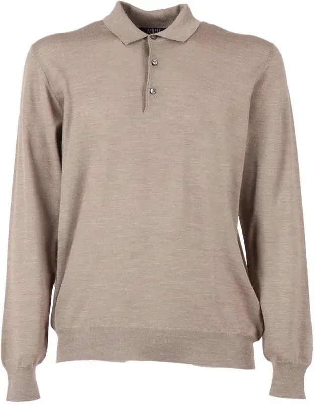 Knitted Polo Sweater