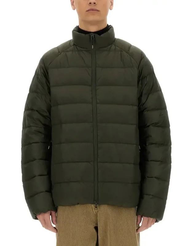 Down Jacket With Signature Logo