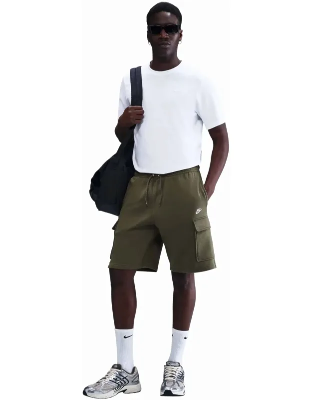 Fleece Cargo Shorts