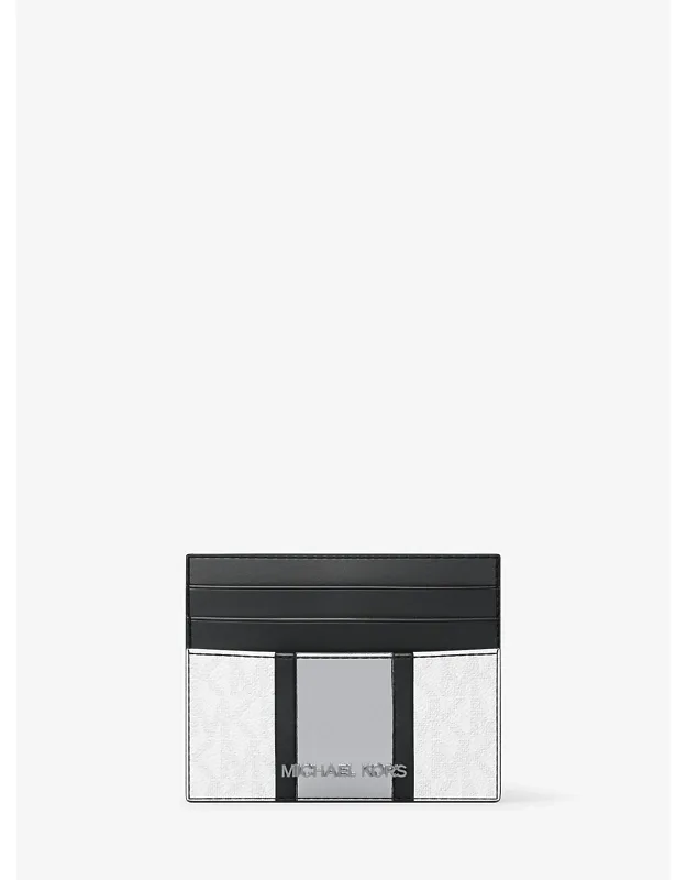 Cooper Striped Signature Logo Card Case