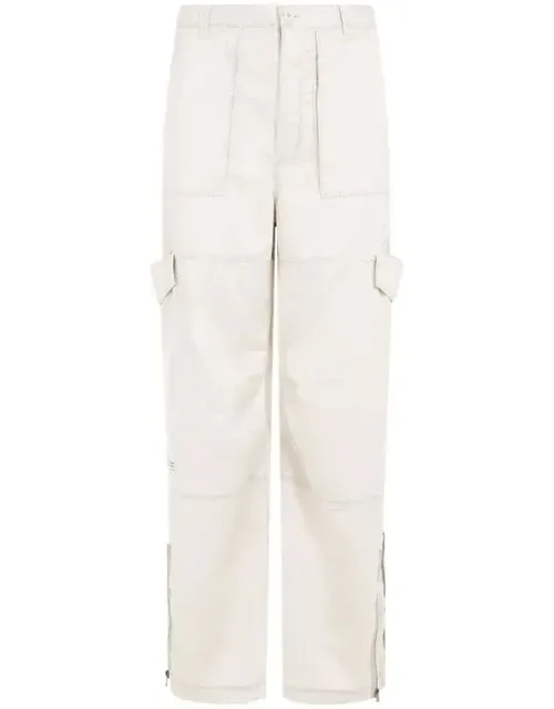 Cargo Pants With Wide Leg Design