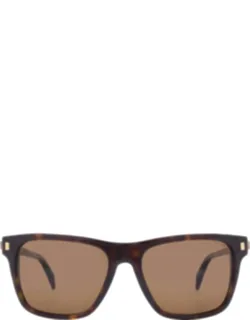 Brown Square Sunglasses