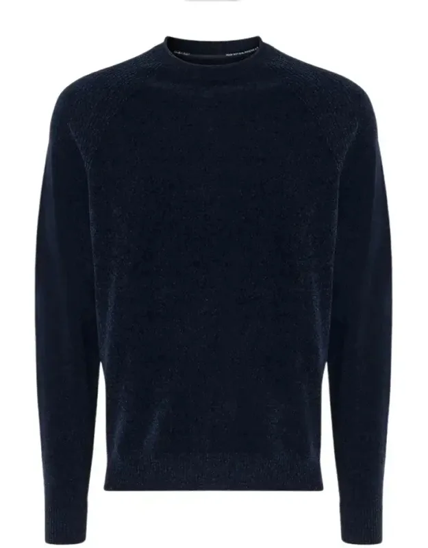Classic Knitwear With Tailored Fit And Textured Finish