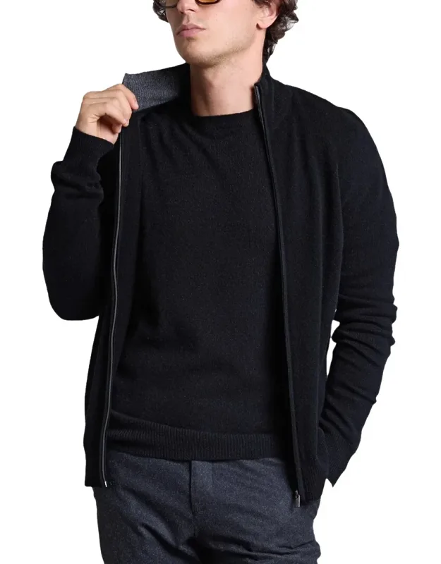 Cashmere Zip Sweater