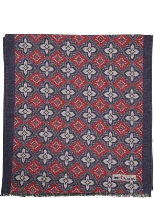 Abstract Geometric Cashmere Scarf