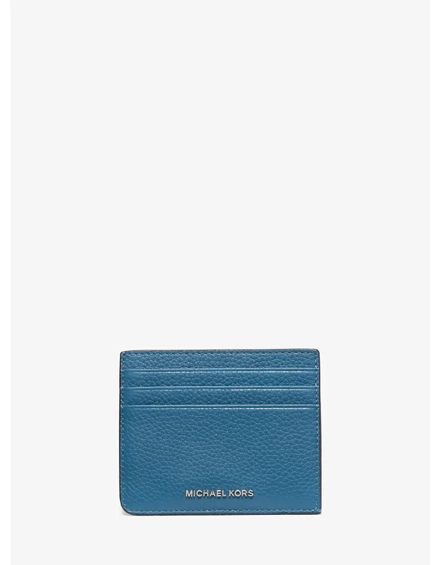 Pebbled Leather Card Case