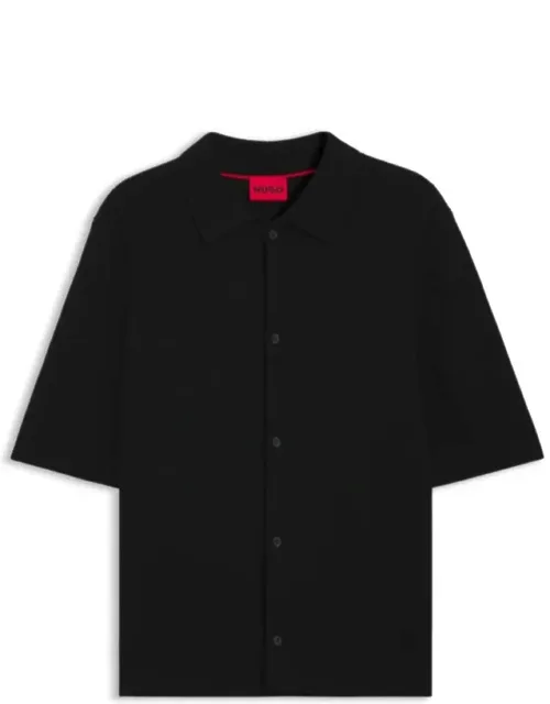 Ribbed Structure Shirt