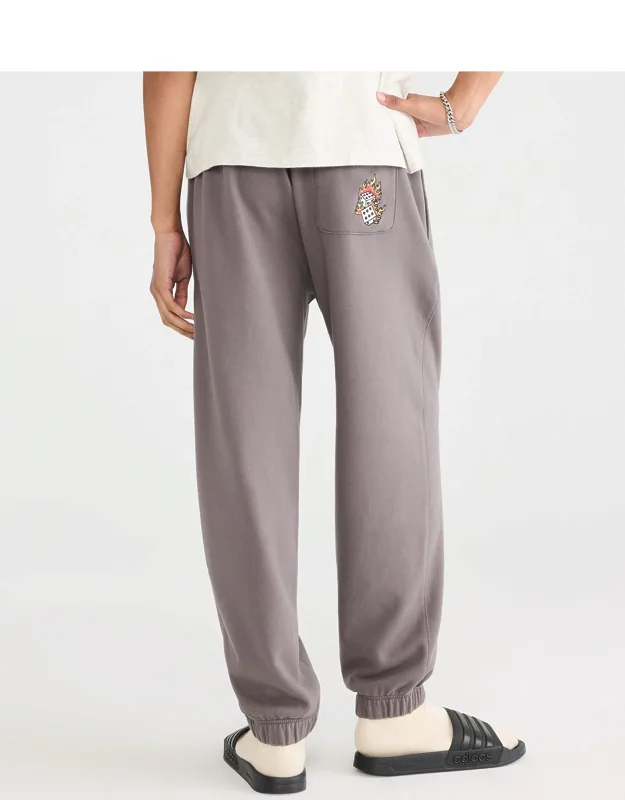 Cloud Soft Flaming Dice Jogger Sweatpants