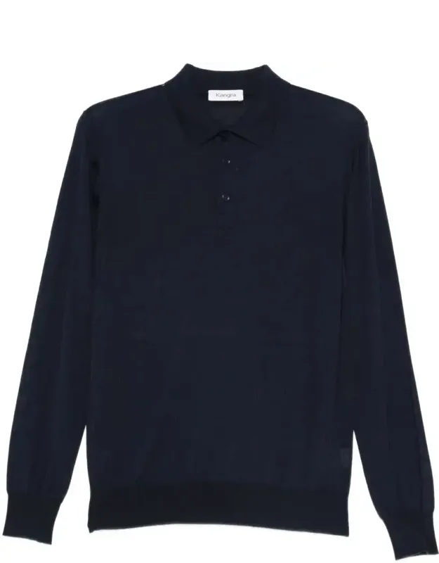 Wool Polo-collar Sweater