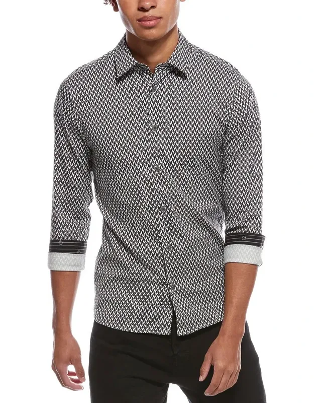 Geo Print Slim Fit Shirt