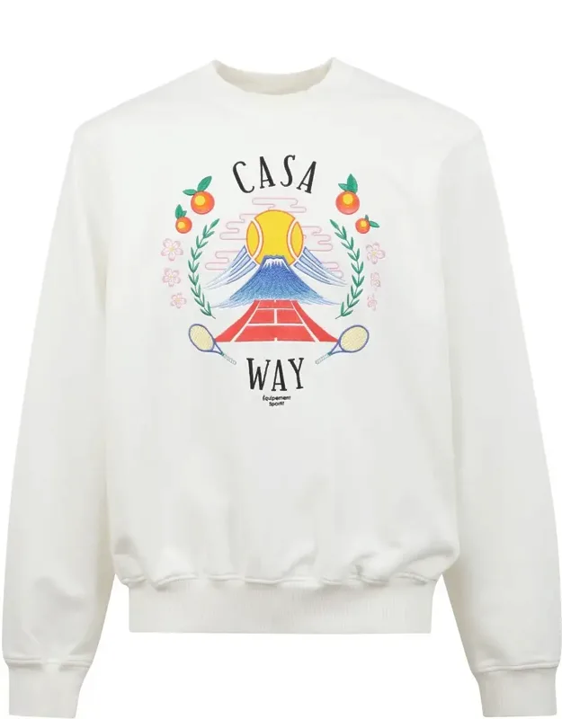 Embroidered Crewneck Sweatshirt