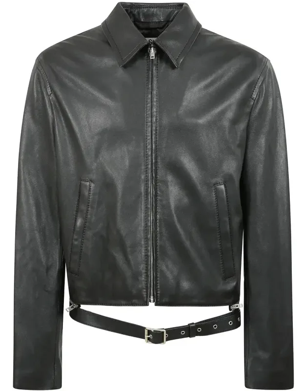 Leather Zip Jacket