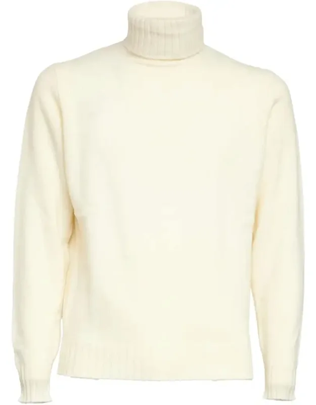 High-neck Wool And Cashmere Blend Sweater