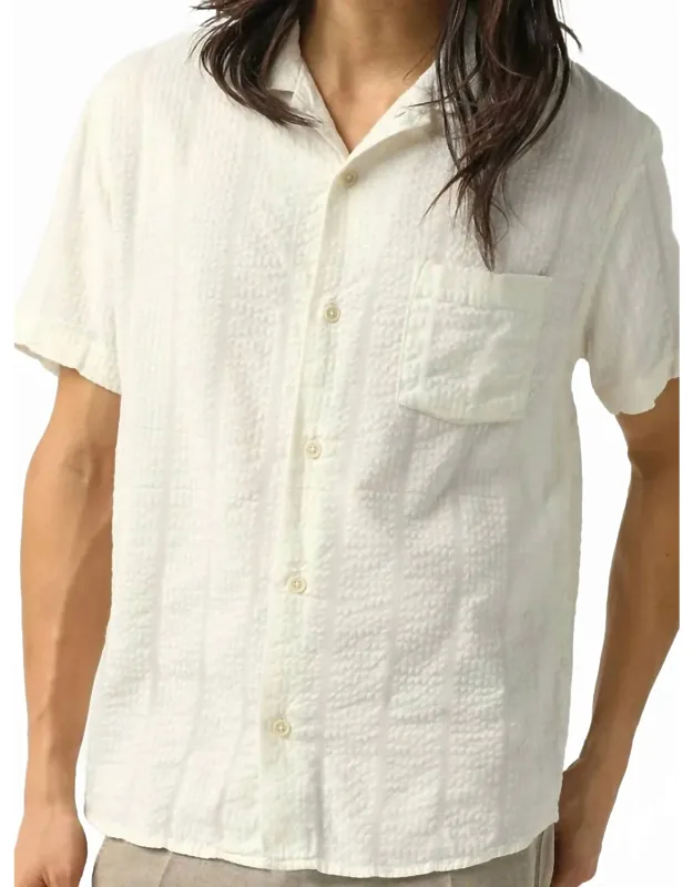 Striped Seersucker Shirt