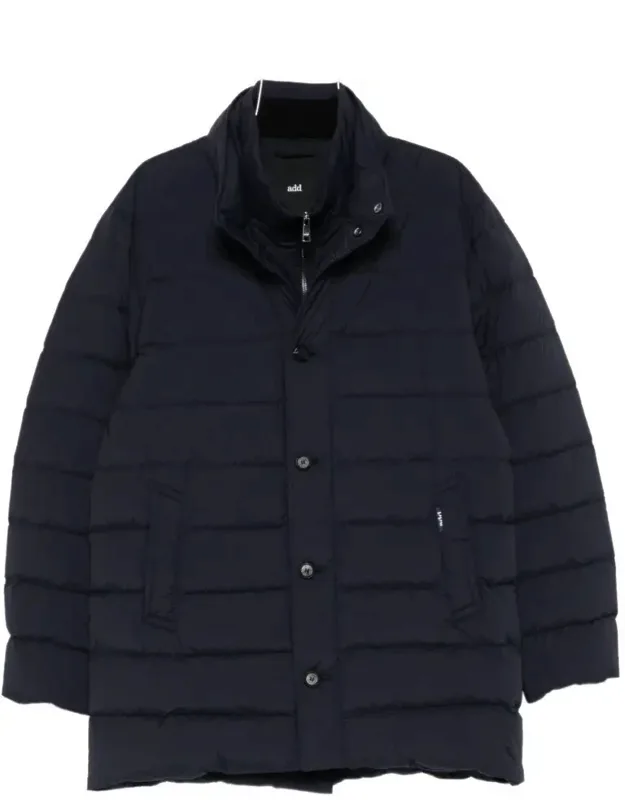 Structured Tailored Coat With Button-up Front