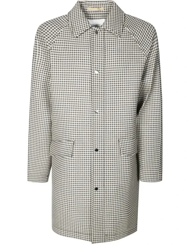 Structured Quilted Coat With Smooth Texture