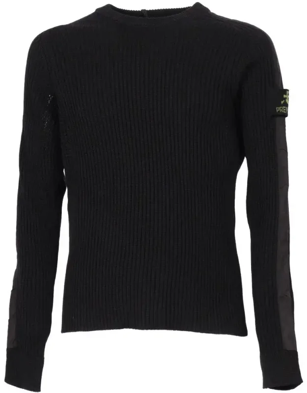 Ribbed Crew Neck Sweater