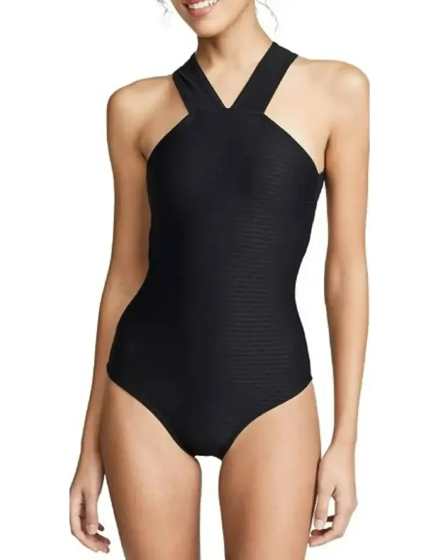Standard Tide High Neck One Piece Swimsuit