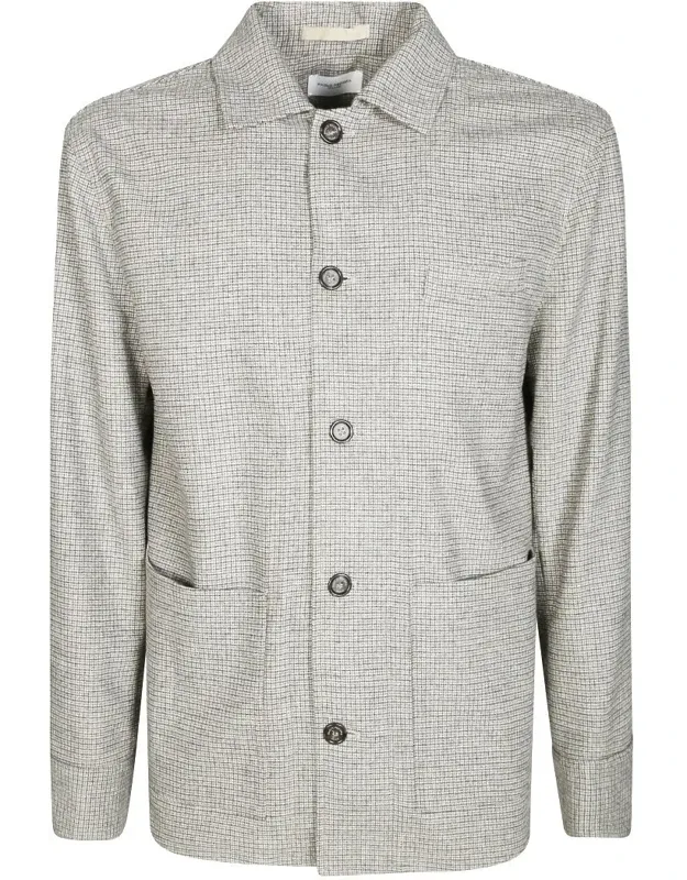 Micro Check Shirt Jacket