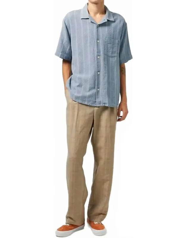 Striped Seersucker Shirt