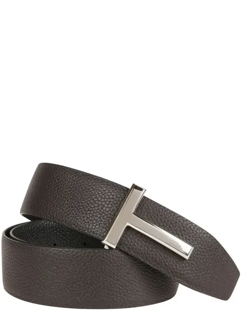 Textured Leather Belt