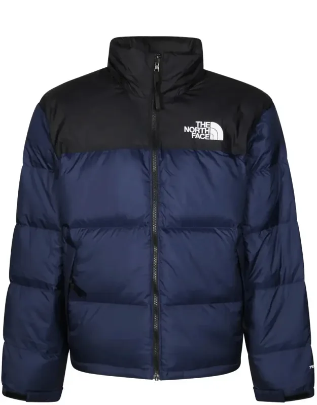 Boxy Silhouette Puffer Jacket With High Collar And Logo Patch