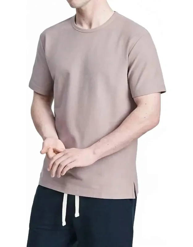 Pique Crew Neck T-shirt