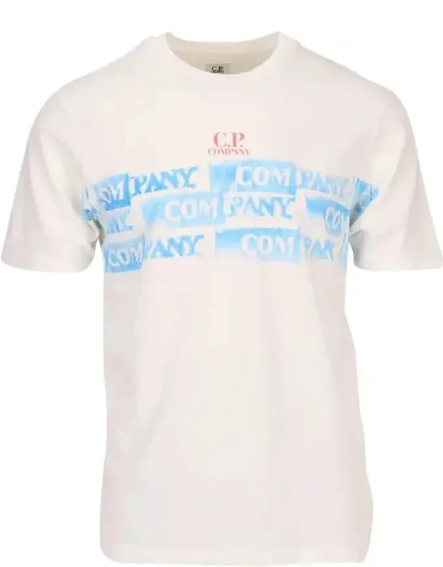 Gauze Jersey T-shirt With Iconic Graphic Band