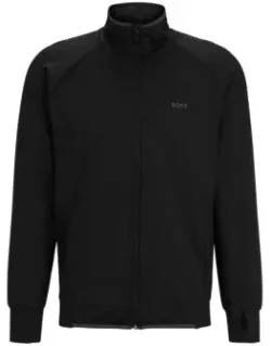 Zip-up Sweatshirt In Active-stretch Fabric