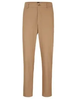 Slim-fit Trousers - Regular-rise With Tapered Leg