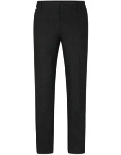 Regular-fit Regular-rise Trousers With Tapered Leg