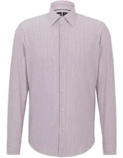 Regular-fit Striped Shirt With Kent Collar