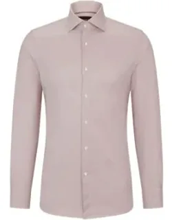 Slim-fit Cotton Dobby Shirt