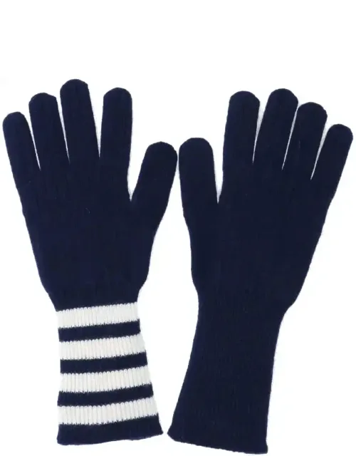 4-bar Gloves Made Of Cashmere