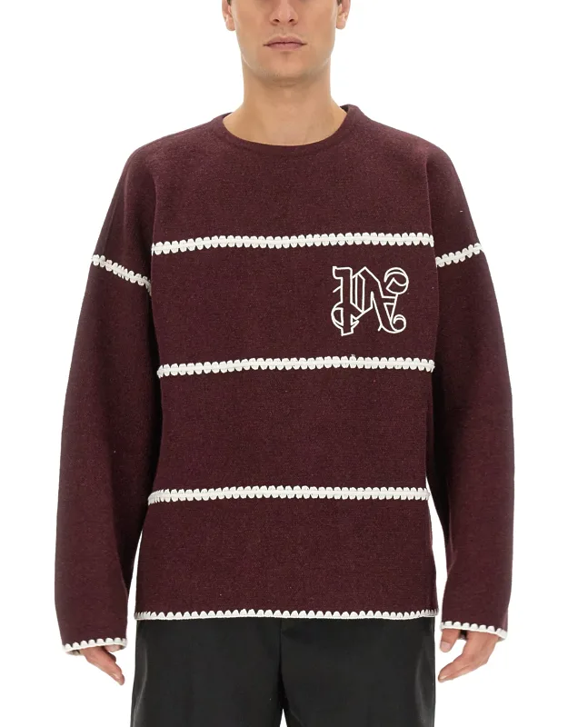 Monogram Striped Sweater