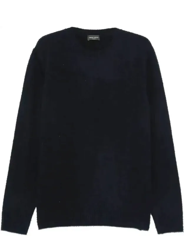 Casentino-effect Crewneck Sweater