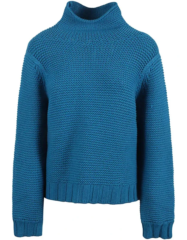 Wool Blend High Neck Jumper