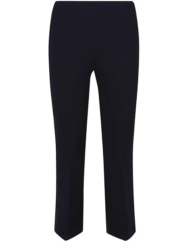 Flared Cropped Trousers