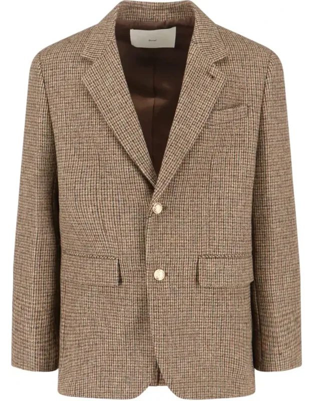 Single-breasted Wool Blend Blazer