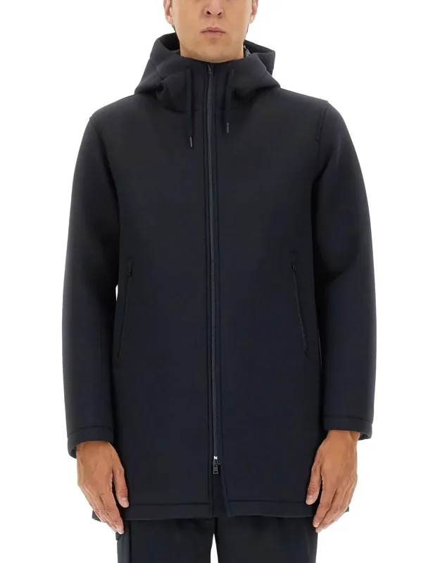 Long Parka In Three Layers