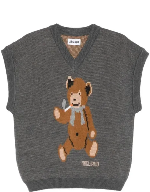 Sweater V-neck Sleeveless