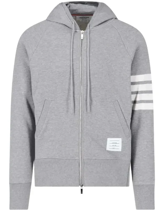 4-bar Zip Hoodie